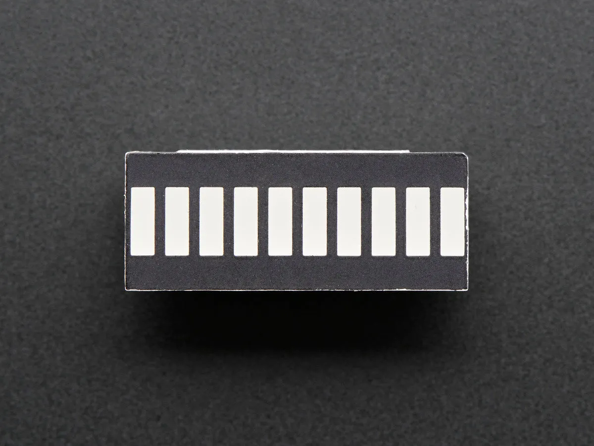 10 Segment Light Bar Graph LED Display - Yellow-Green