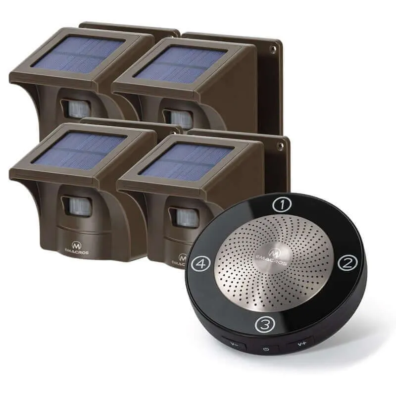 1/2 Mile Solar Driveway Alarm Motion sensor Wireless Motion Alert