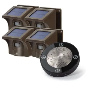 1/2 Mile Solar Driveway Alarm Motion sensor Wireless Motion Alert