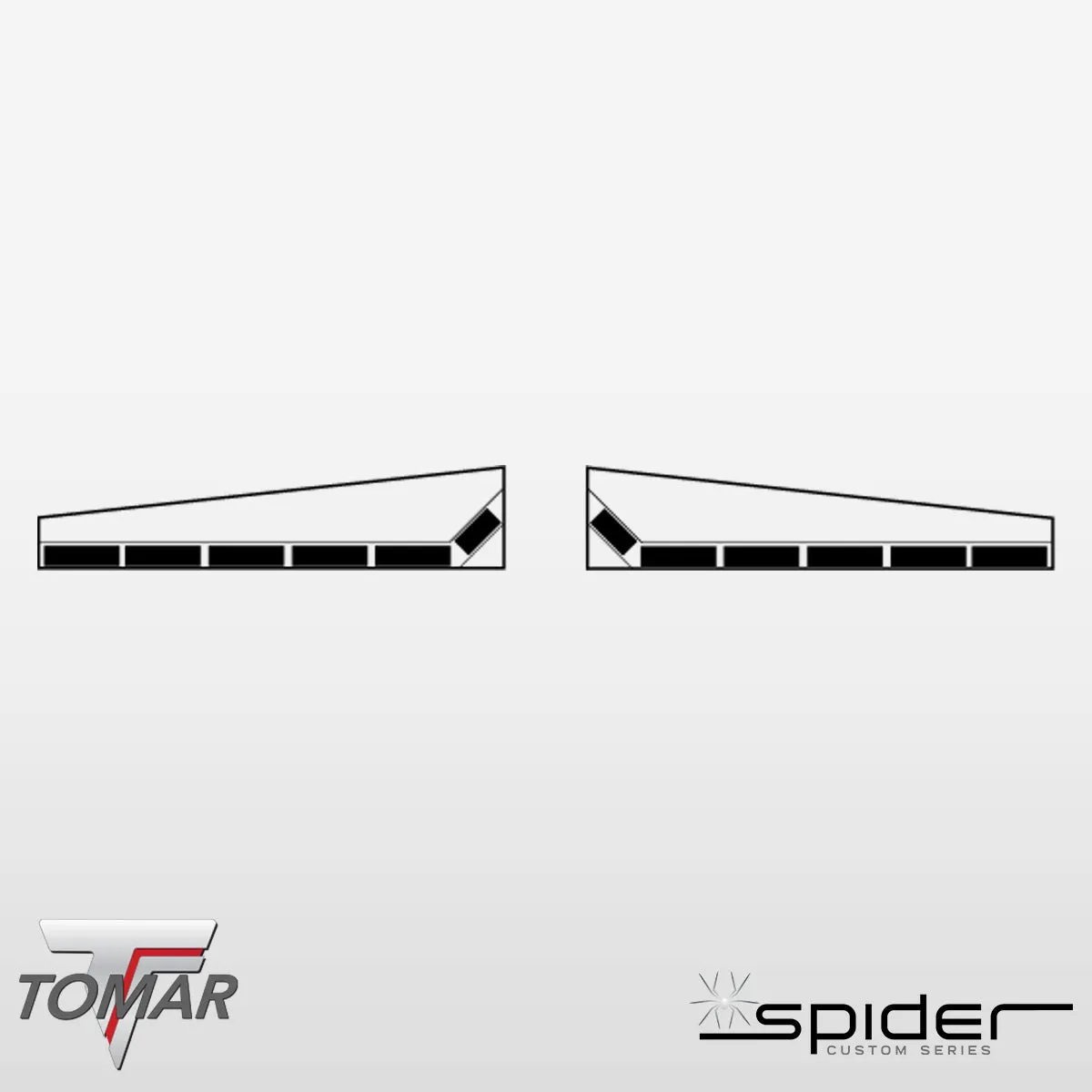 '13-18 Hyundai Santa Fe Spider Series Front Interior Emergency Warning LED Light Bar