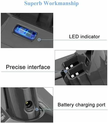 21.6V 6000mAh V8 Battery For Dyson Absolute Cordless Vacuum Cleaner Li-ion SV10