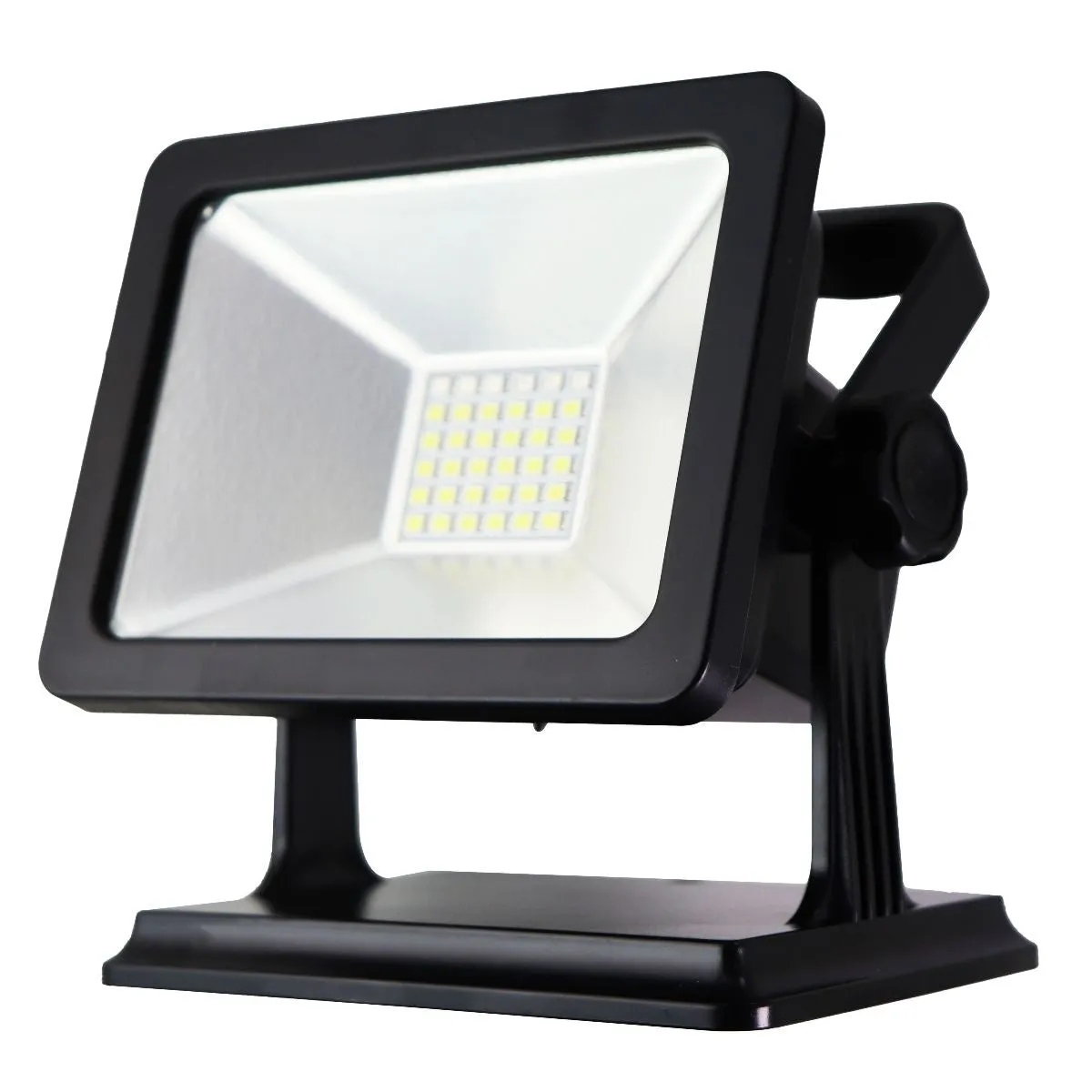 30-Watt 34-LED Emergency Light with Red/Blue Flasher - Black