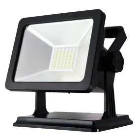 30-Watt 34-LED Emergency Light with Red/Blue Flasher - Black