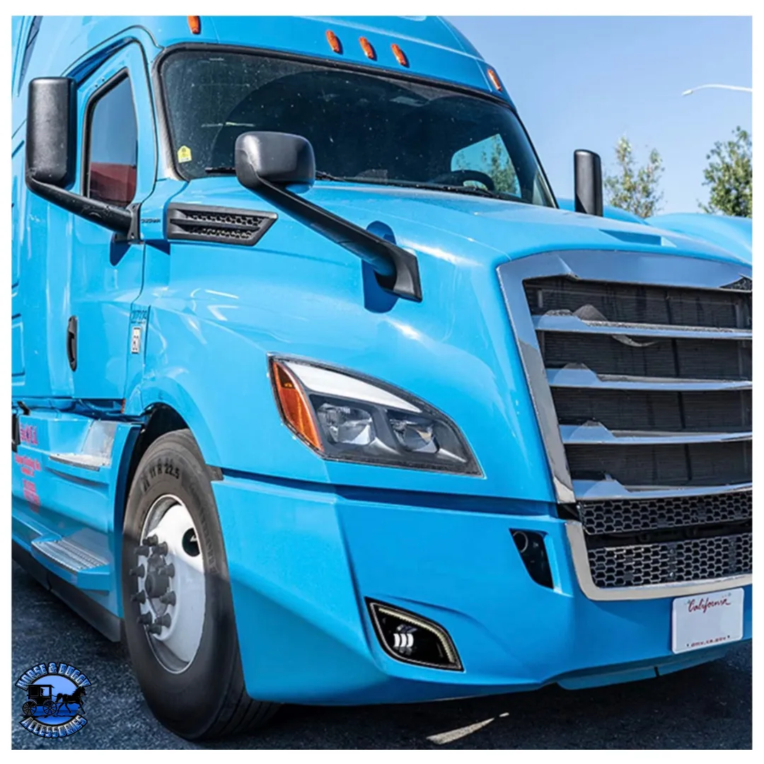34 LED FOG LIGHT WITH LED LIGHT BAR FOR 2018-2024 FREIGHTLINER CASCADIA (Choose Color) (Choose Side)