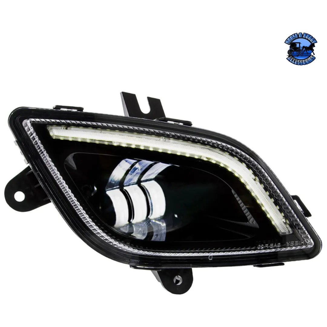 34 LED FOG LIGHT WITH LED LIGHT BAR FOR 2018-2024 FREIGHTLINER CASCADIA (Choose Color) (Choose Side)