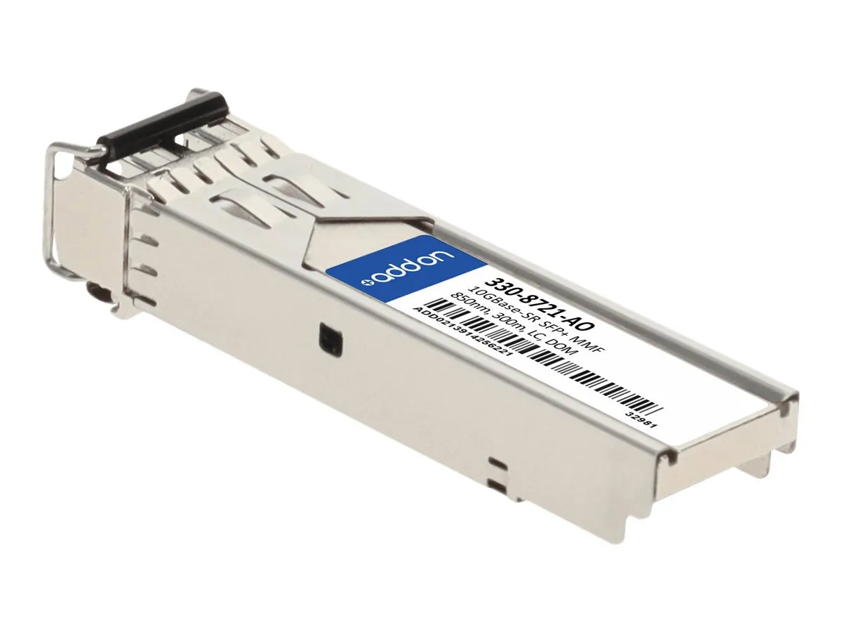 Addon Dell 330-8721 Compatible Taa Compliant 10Gbase-Sr Sfp  Transceiver (Mmf, 850Nm, 300M, Lc, Dom)