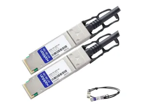 AddOn Enterasys 40GB-C03-QSFP Compatible TAA Compliant 40GBase-CU QSFP  to QSFP  Direct Attach Cable (Passive Twinax, 3m) 40GB-C03-QSFP-AO