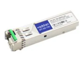 AddOn Juniper Networks JNP-SFP-10G-BX80D Compatible TAA Compliant 10GBase-BX SFP  Transceiver (SMF, 1550nmTx/1490nmRx, 80km, LC, DOM) JNP-SFP-10G-BX80D-AO