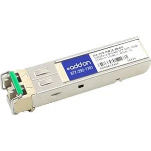 Addon Msa And Taa Compliant 1000Base-Dwdm 100Ghz Sfp Transceiver (Smf, 1556.55Nm, 80Km, Lc, Dom)