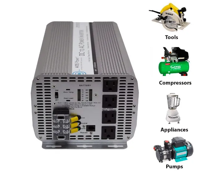 AIMS 5000 Watt Power Inverter 12 Volt Modified PWRINV500012W