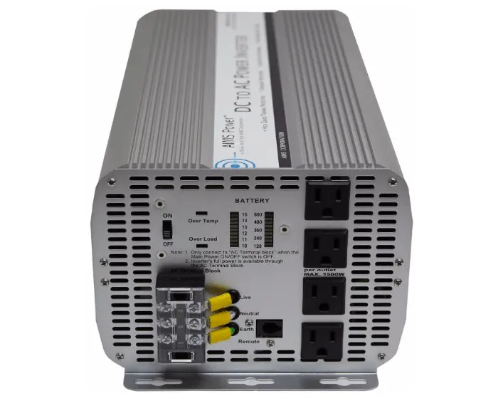 AIMS 5000 Watt Power Inverter 12 Volt Modified PWRINV500012W