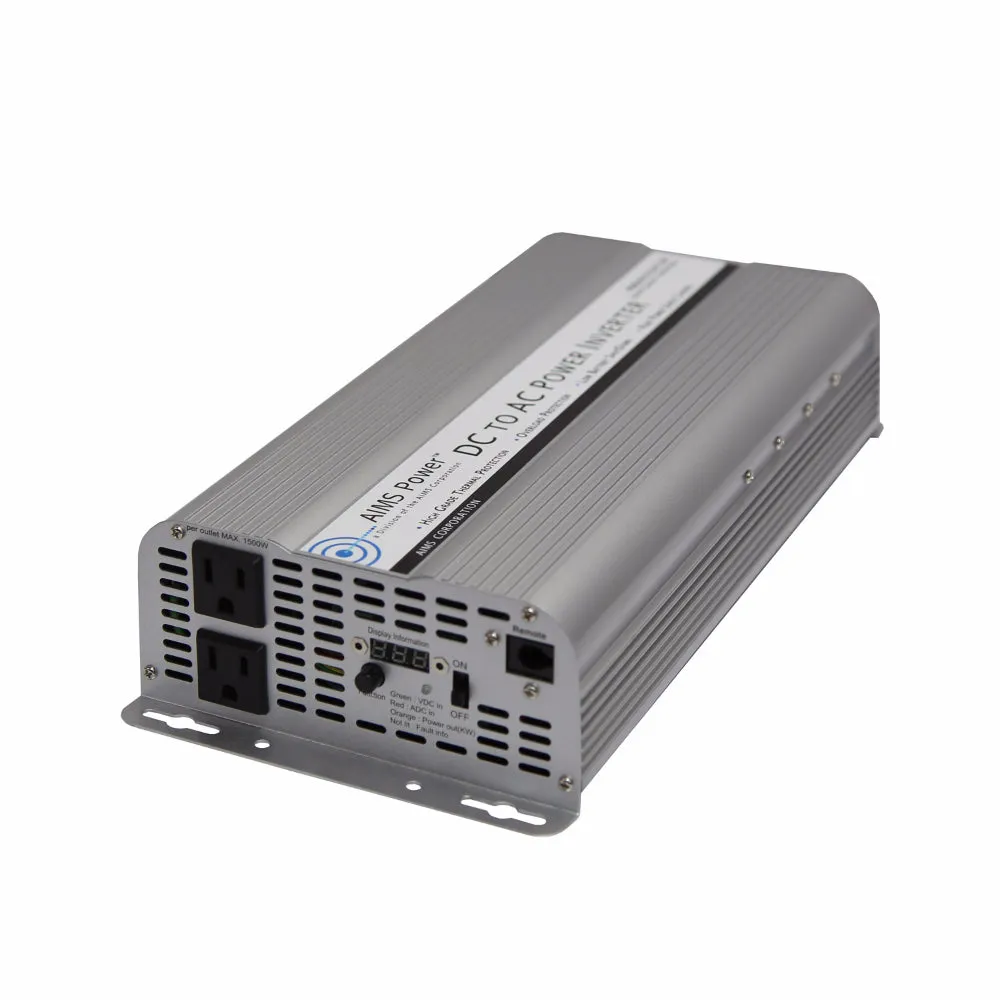 AIMS Power 2500 Watt 12 Volt Modified Sine Power Inverter