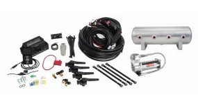 Air Lift Performance 3H Air Management (3/8" Air Line, 2.5 Gallon Lightweight Raw Aluminum Tank, VIAIR 444C Compressor)