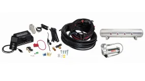 Air Lift Performance 3P Air Management (3/8" Air Line, 4 Gallon 7-Port Lightweight Raw Aluminum Tank, VIAIR 444C Compressor)