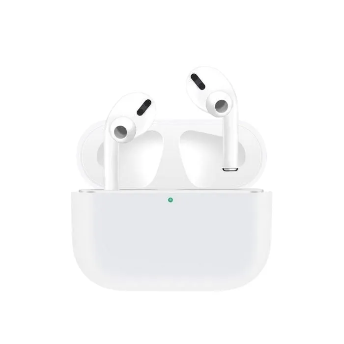Airpods Pro Soft Silicone Case - White