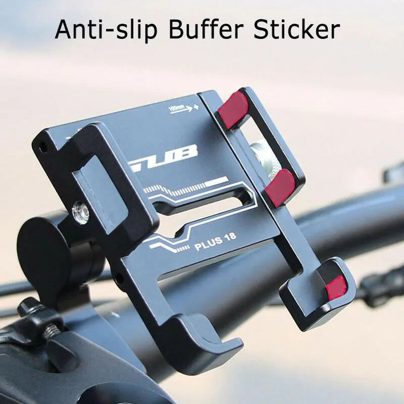 Aluminum Alloy Bike Phone Holder 360 Degrees Rotation Bicycle Phone Mount Cycling Mobile Phone Bracket Bicycle Accessories
