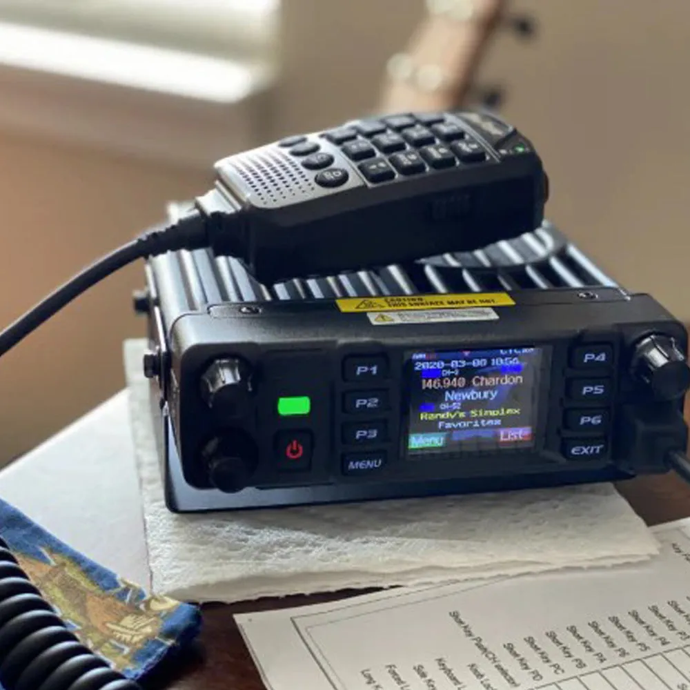 AnyTone 578UVIII PLUS Tri-Band Mobile Radio with $97 Training Course FREE!