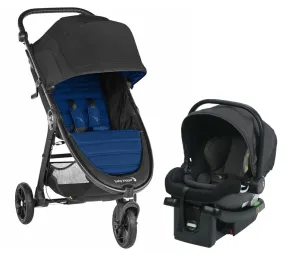 Baby Jogger City Mini GT2 Single Stroller   City Go Infant Car Seat Travel System Bundle - Windsor/Charcoal