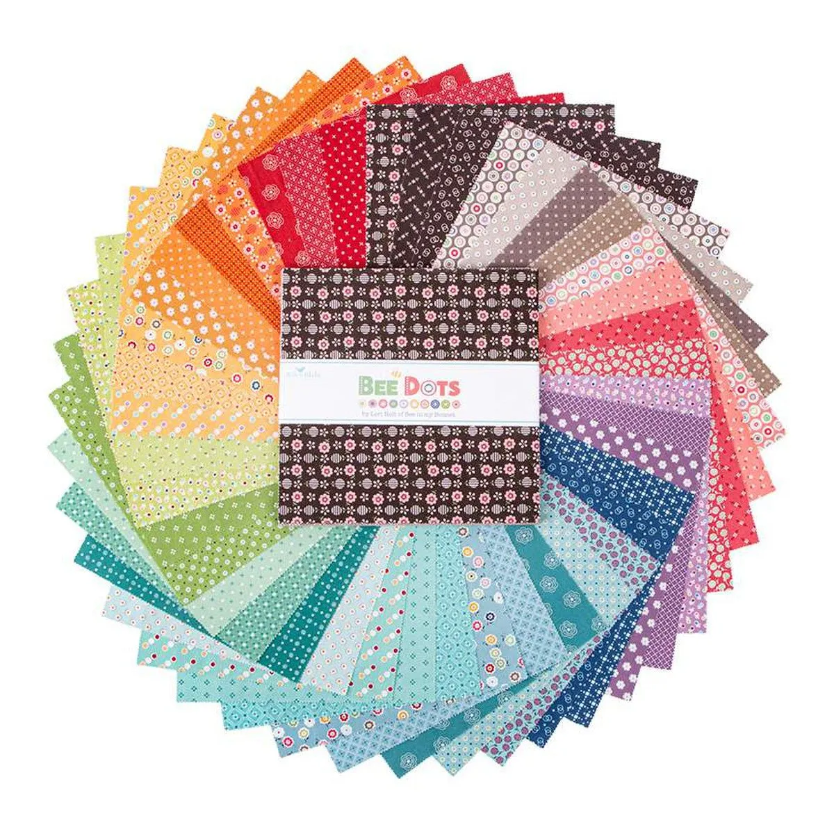Bee Dots 10" Stacker by Lori Holt of Bee in my Bonnet (42) pieces | Riley Blake Designs