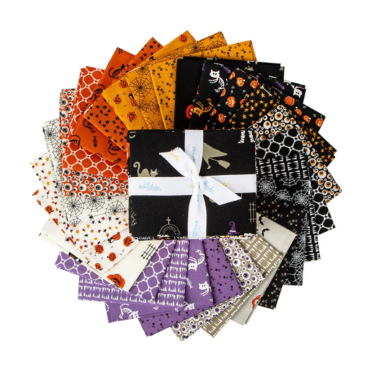 Beggar’s Night Fat Quarter Bundle by Sandy Gervais (27 pieces)| Riley Blake Designs