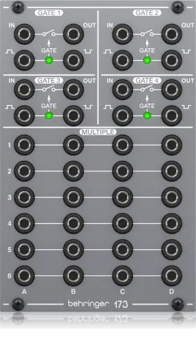 Behringer 173 Quad Gate / Multiples Eurorack Module