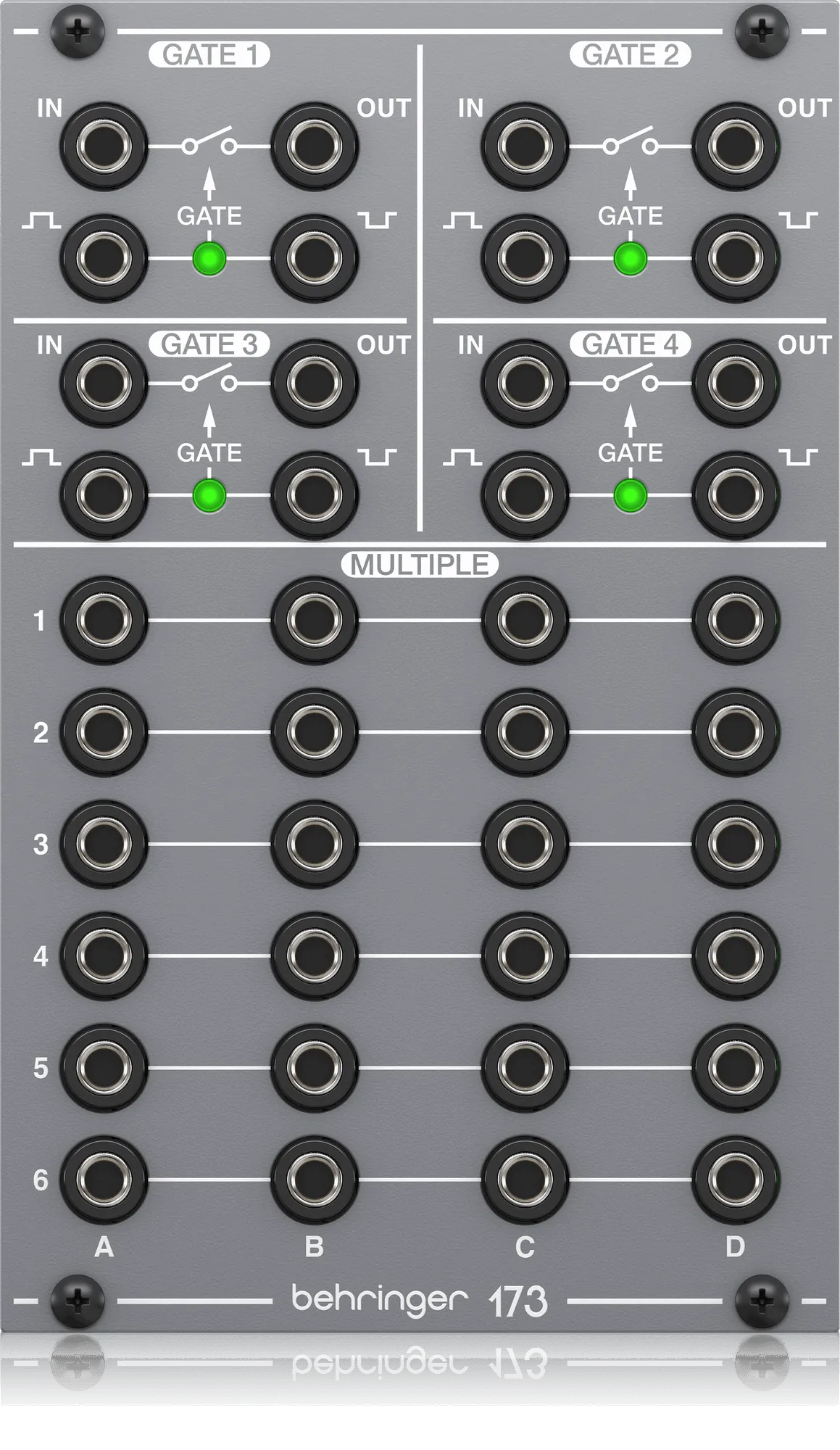 Behringer 173 Quad Gate / Multiples Eurorack Module