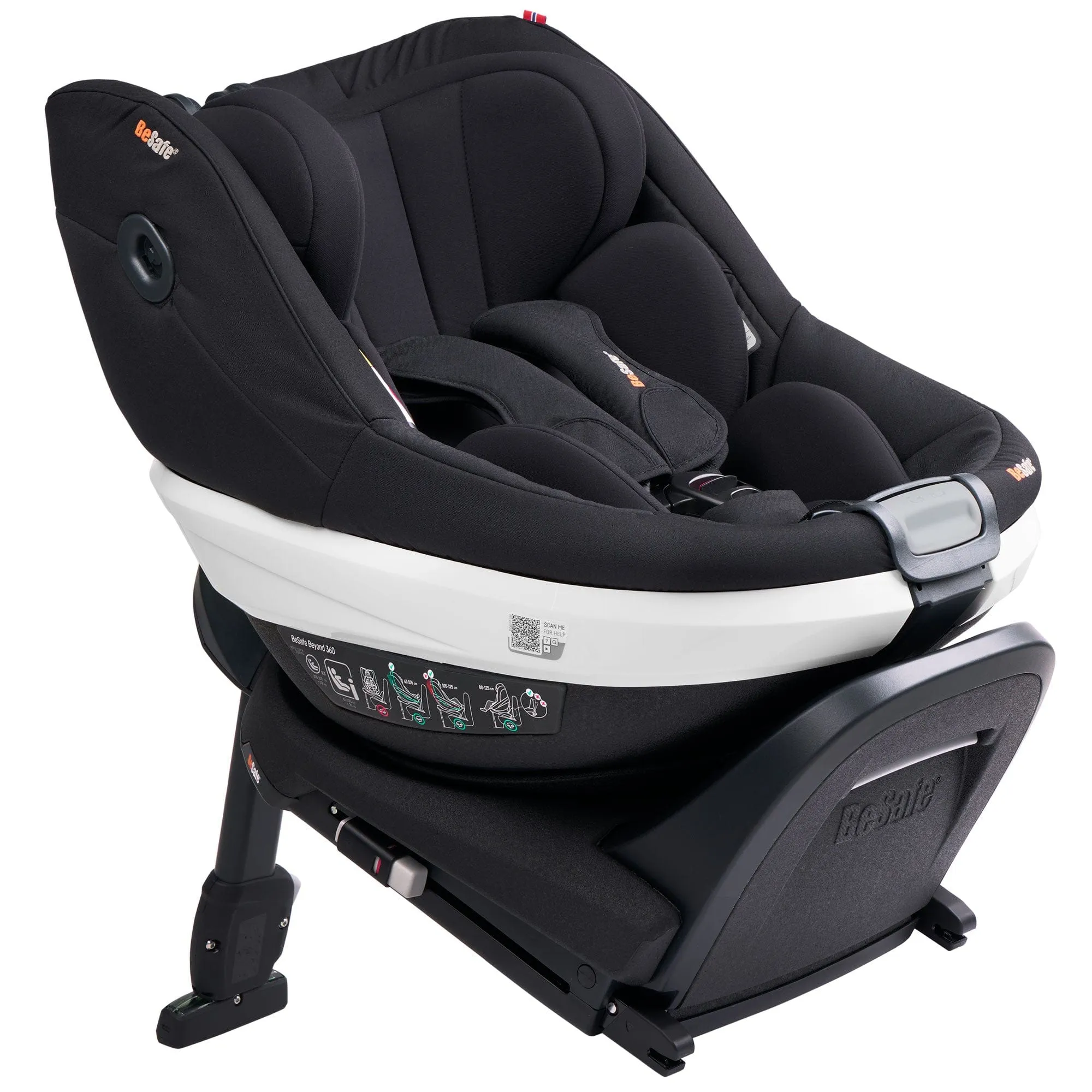 BeSafe Beyond Car Seat & Base Bundle in Black Cab