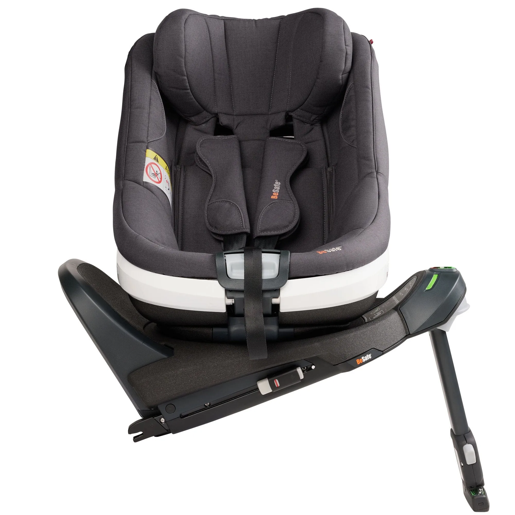 BeSafe Beyond Car Seat & Base Bundle in Dark Grey Melange
