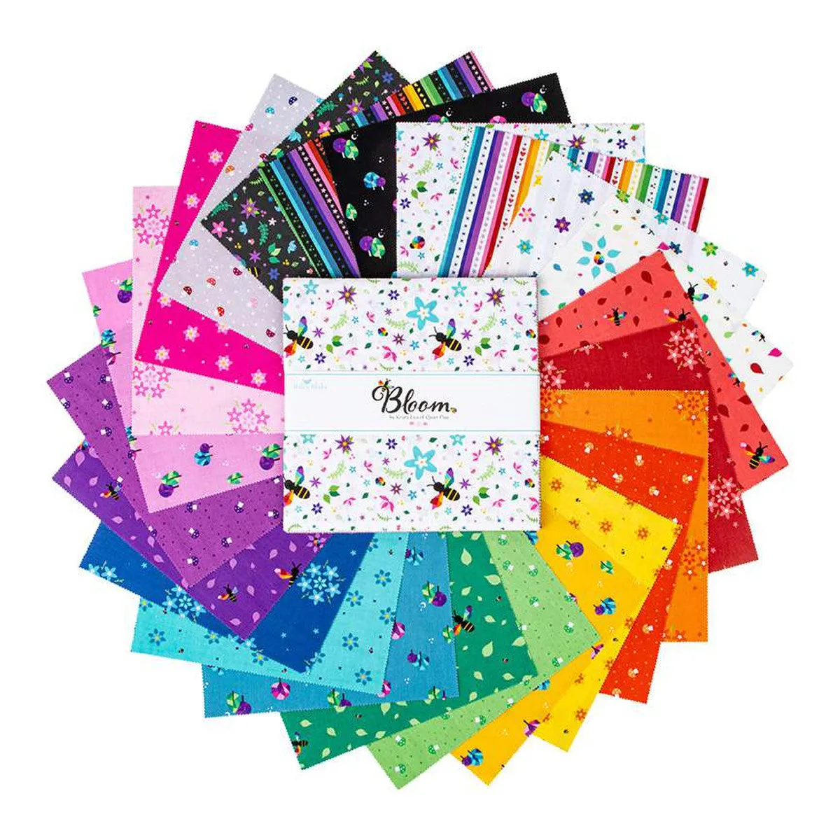 Bloom 10" Stacker by Kristy Lea (42) pieces | Riley Blake Designs