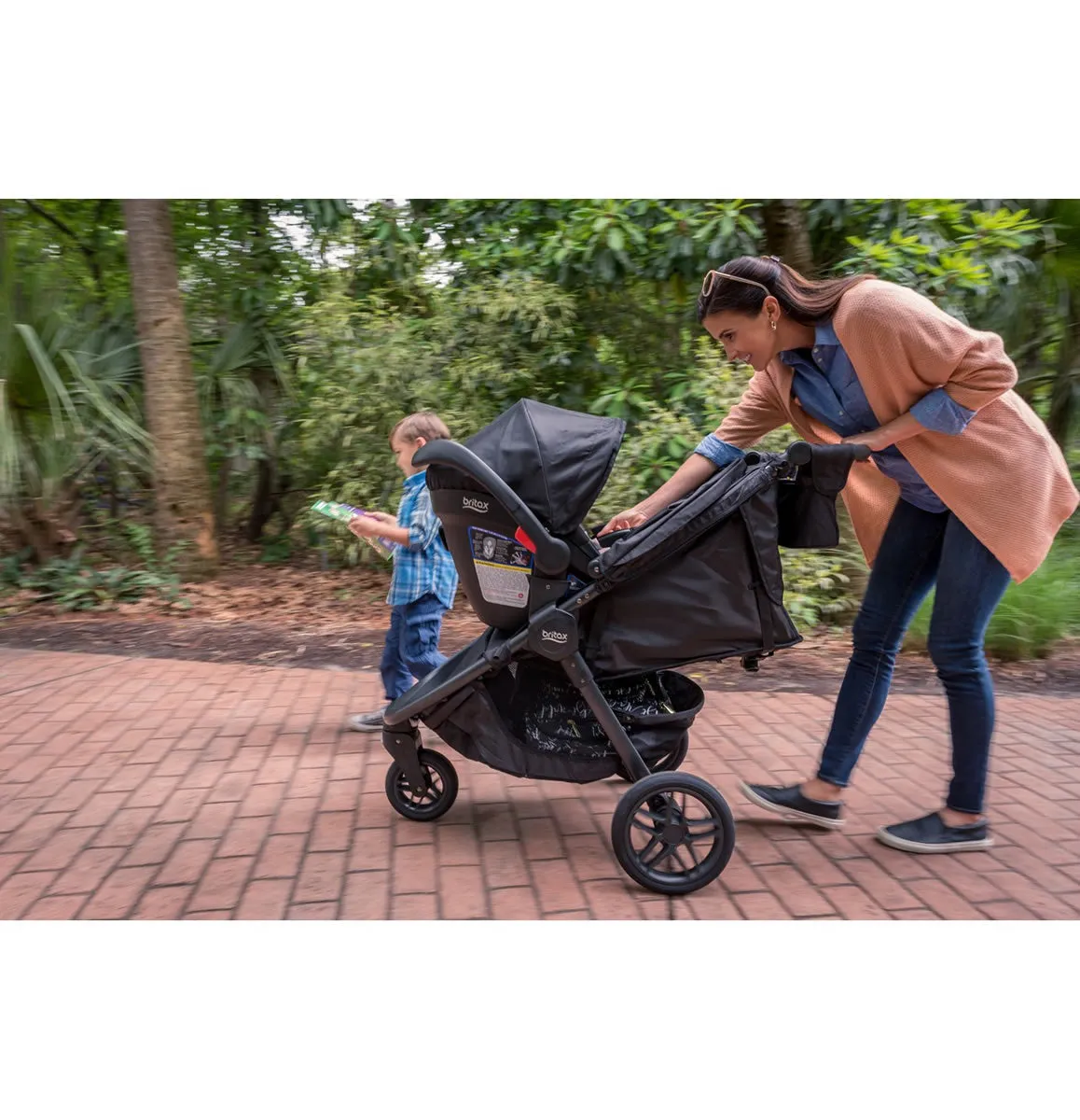 Britax B-Free   Endeavours Travel System Bundle - Pewter/Circa