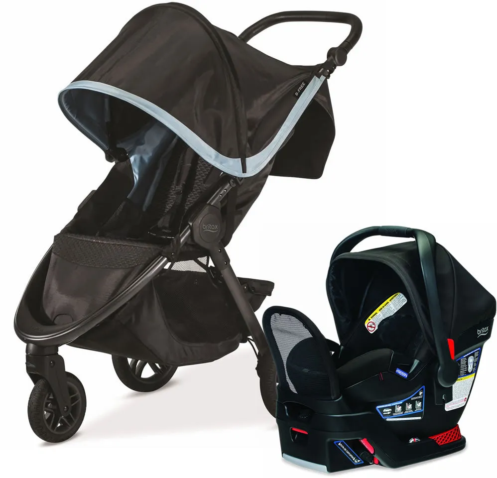 Britax B-Free   Endeavours Travel System - Frost/Circa