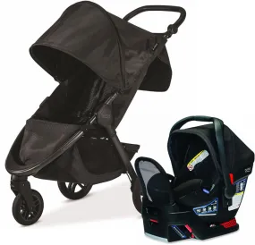 Britax B-Free   Endeavours Travel System - Midnight/Circa