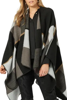 CAPETOWN CHECK WRAP - 45532HV