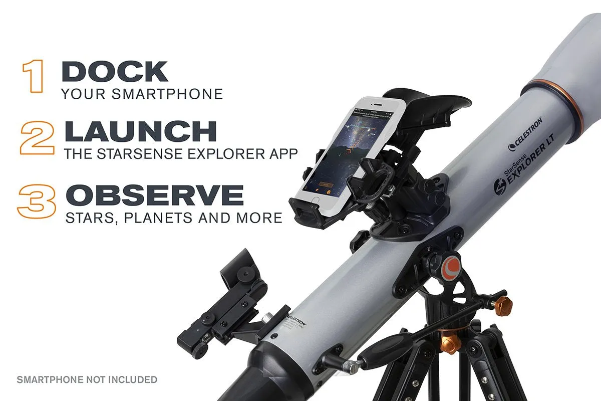 Celestron StarSense Explorer LT 80AZ Smartphone APP-Enabled Refractor Telescope