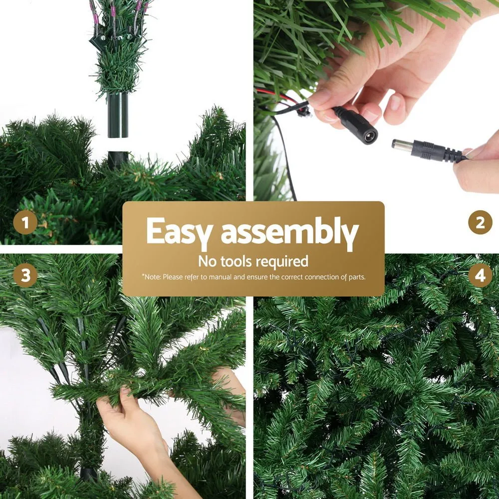 Christmas Tree 2.4m Xmas Tree Decorations 1488 LEDs