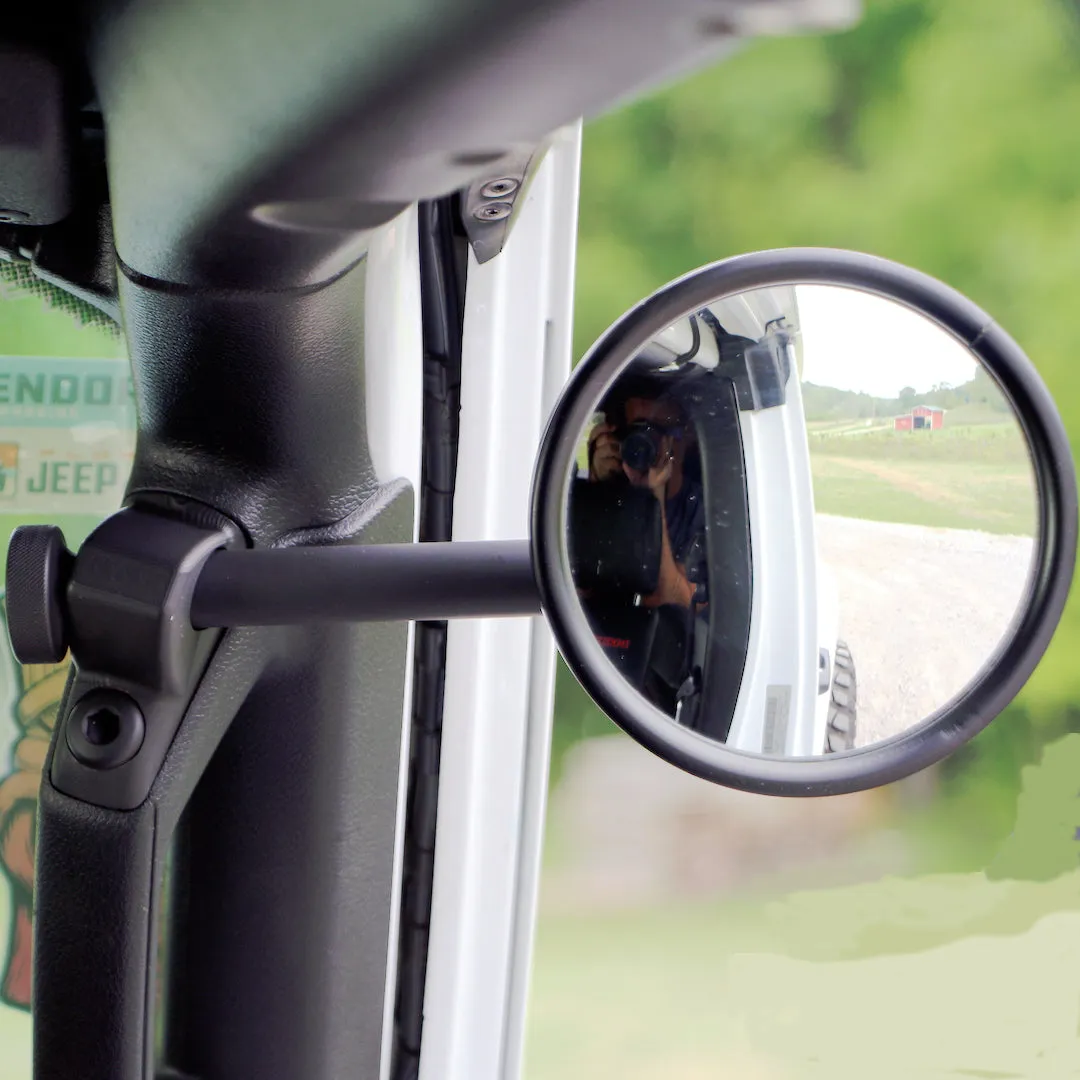 CMM Offroad 2024 Gladiator / JT A-Pillar Side Mirror with Base Mount,  Driver OR Passenger Side
