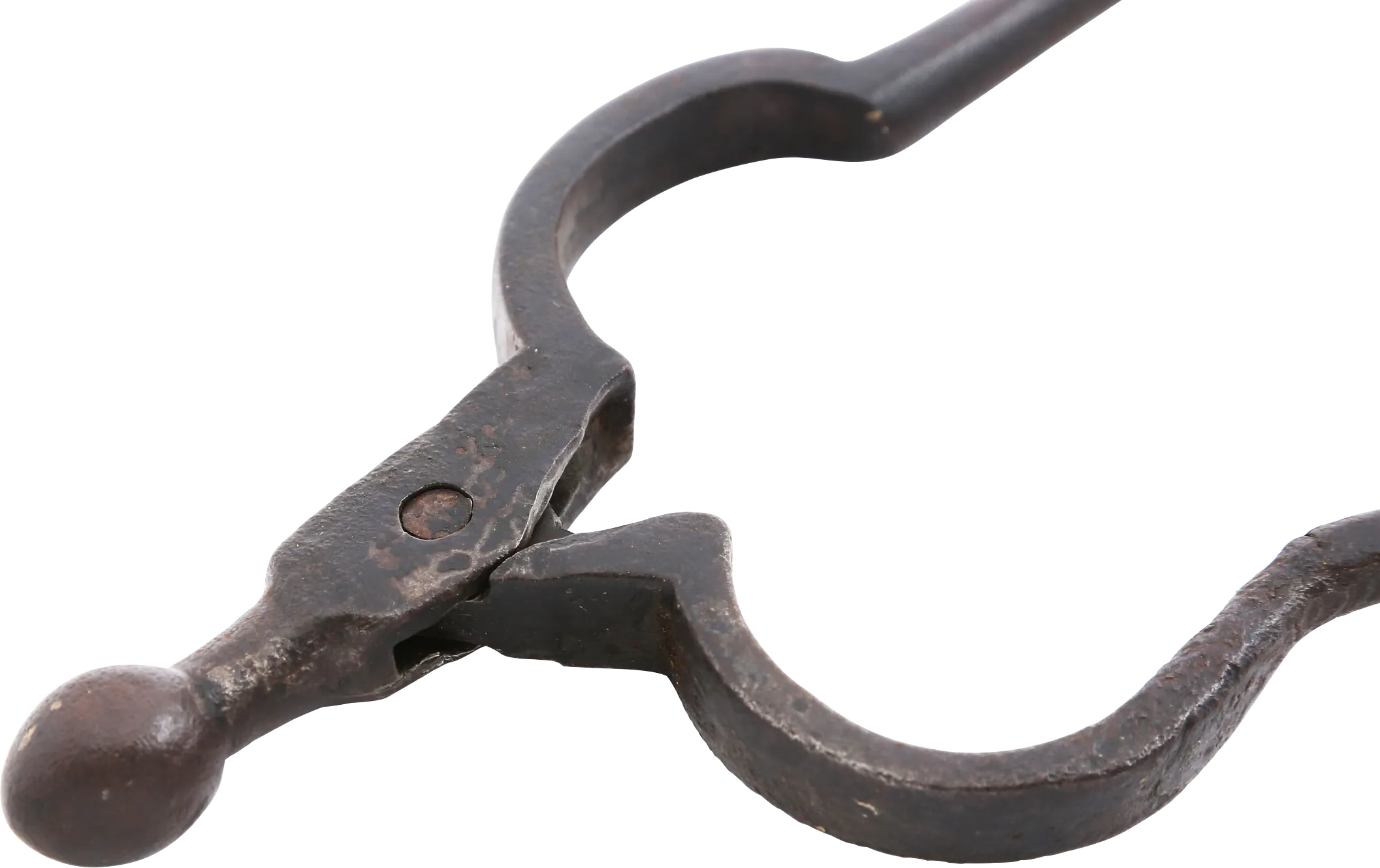 COLONIAL AMERICAN FIRE TONGS C.1750