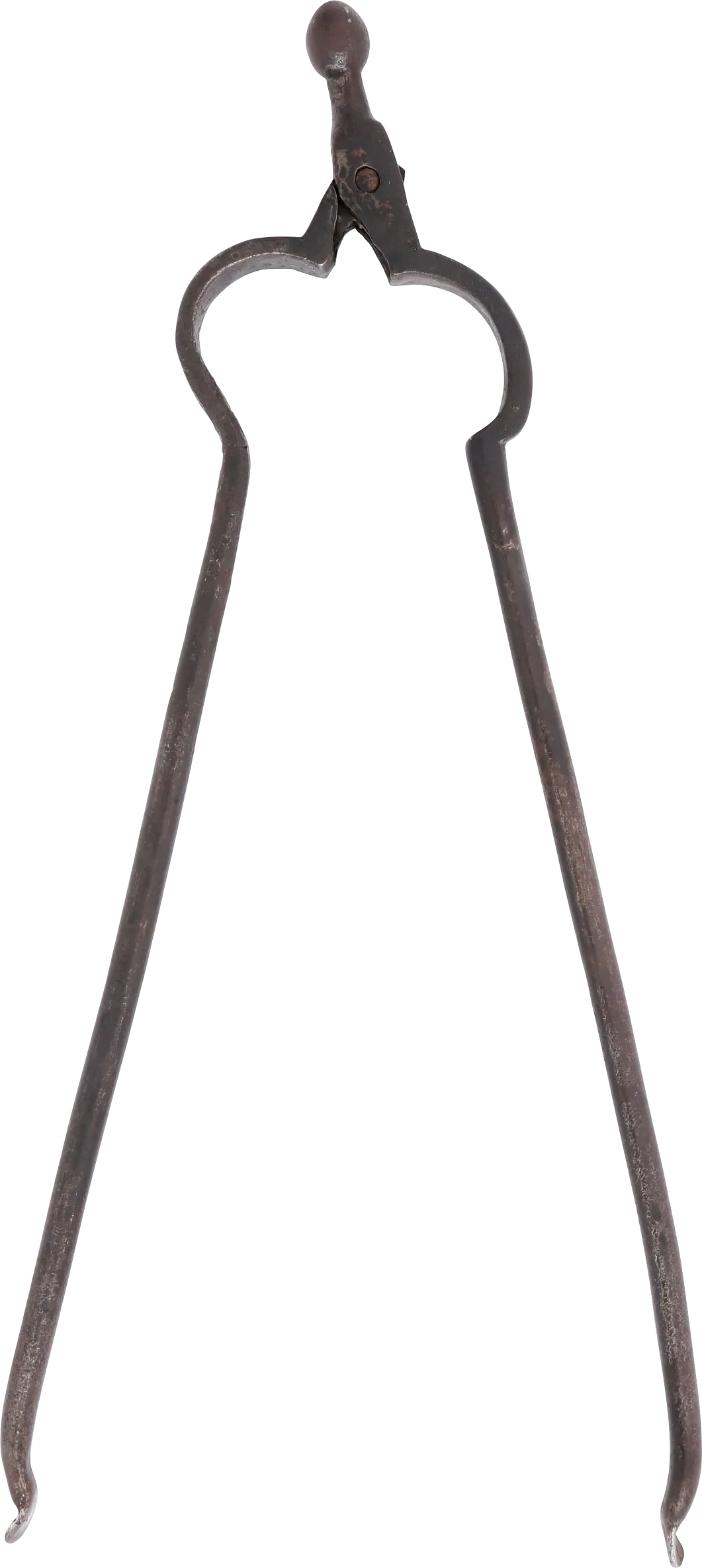 COLONIAL AMERICAN FIRE TONGS C.1750