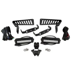 Diode Dynamics - DD6093 - Jeep 2018-2021 SS6 Cowl LED Kit White Flood