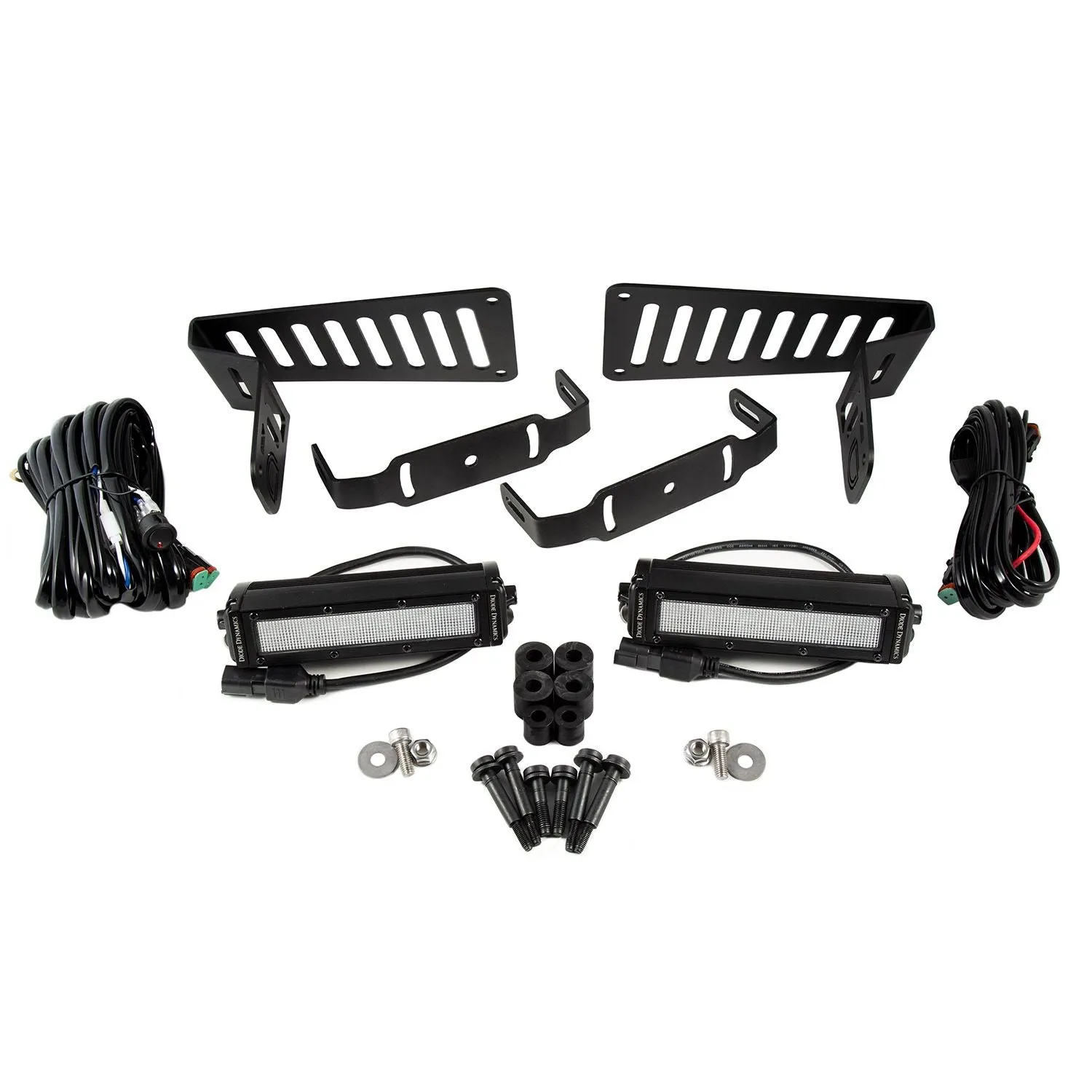 Diode Dynamics - DD6093 - Jeep 2018-2021 SS6 Cowl LED Kit White Flood