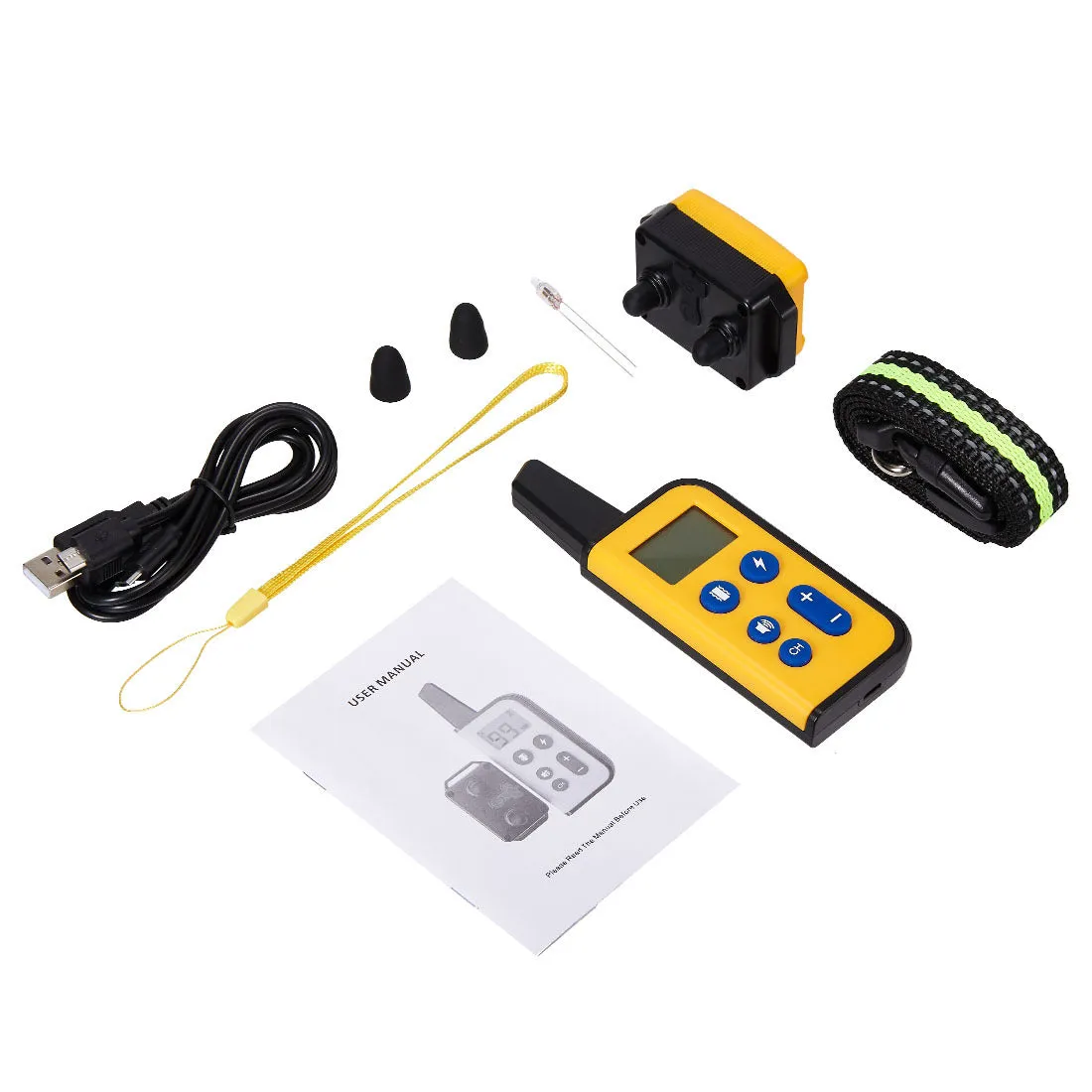 Dog Training Collar Remote Control  Anti-Barking Rechargeable Waterproof  Pet Supplies Training Aids
