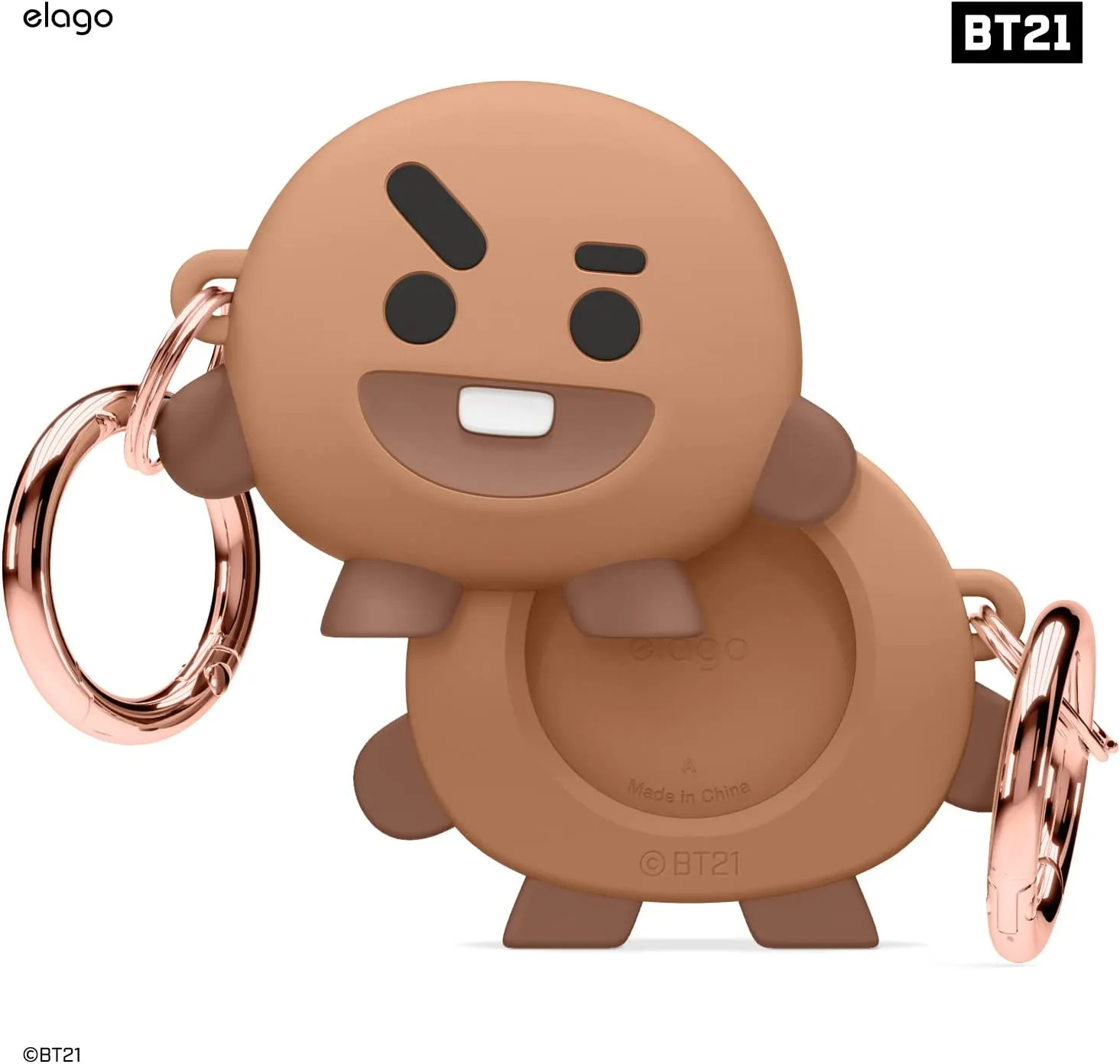 Elago BT21 AirTag Case with Keychain