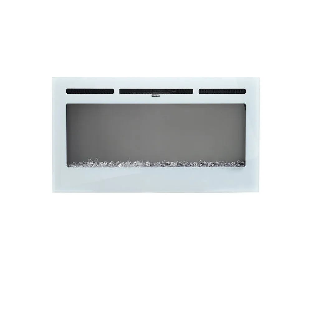 Electric Fireplace 12 Flame Colour Heater with Safety Protection