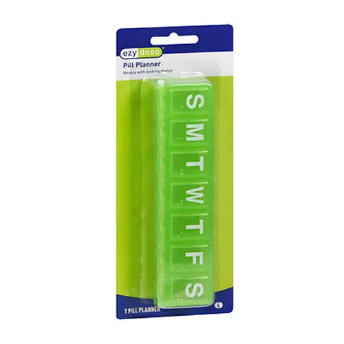 Ezy Dose 7-Day Locking Pill Reminder Large 1 each By Ezy Dose