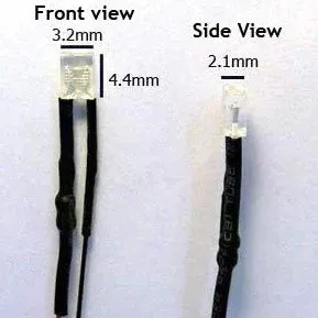 Flashing 3mm Square LEDs