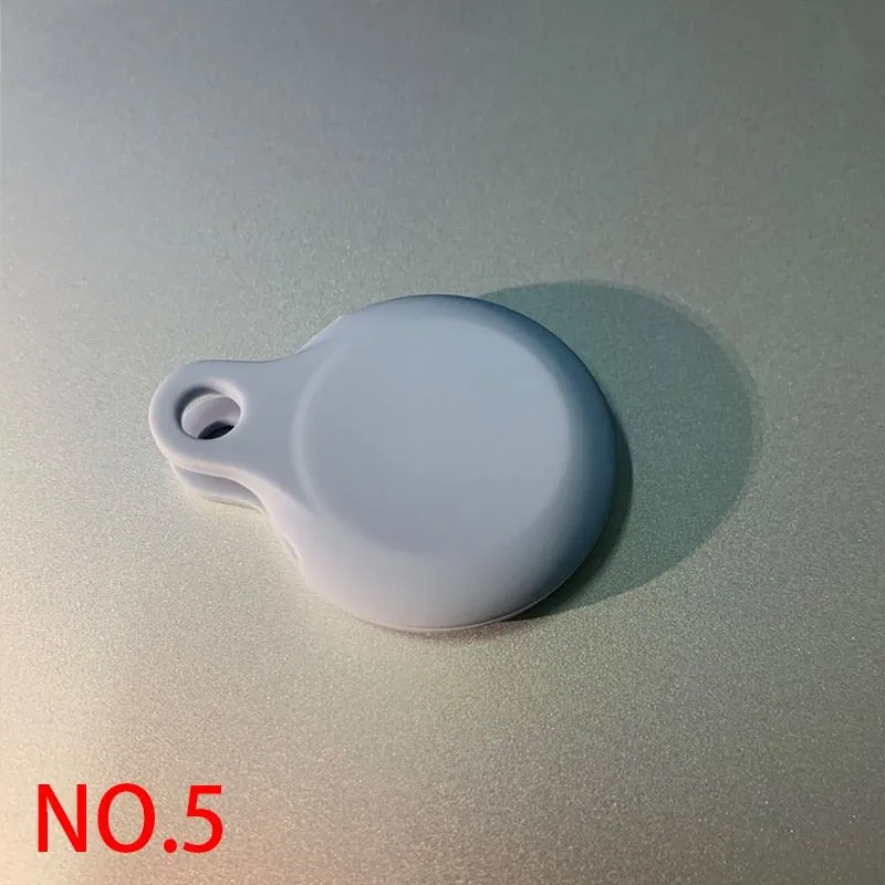 For Apple Airtags Liquid Silicone Protective Sleeve For Apple Locator Tracker Anti-Lost Device Keychain Protective Sleeve Hot