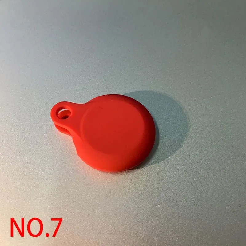 For Apple Airtags Liquid Silicone Protective Sleeve For Apple Locator Tracker Anti-Lost Device Keychain Protective Sleeve Hot