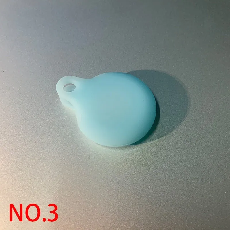 For Apple Airtags Liquid Silicone Protective Sleeve For Apple Locator Tracker Anti-Lost Device Keychain Protective Sleeve Hot