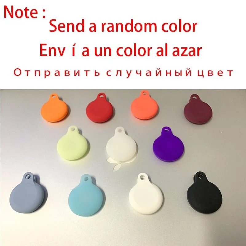 For Apple Airtags Liquid Silicone Protective Sleeve For Apple Locator Tracker Anti-Lost Device Keychain Protective Sleeve Hot