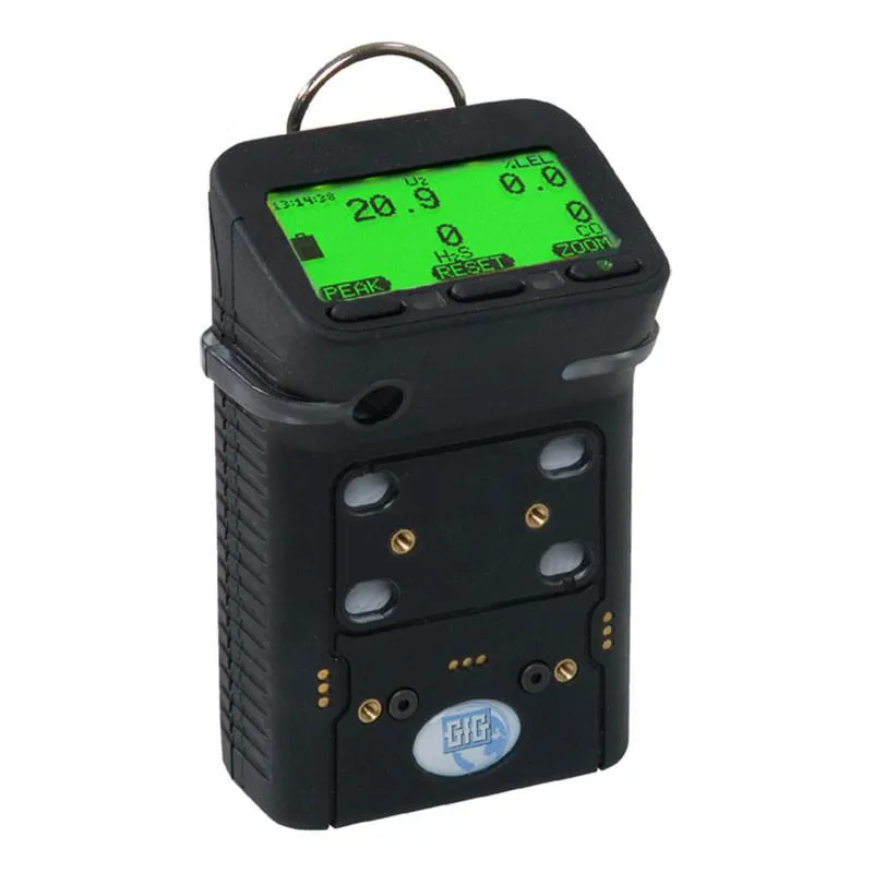 GfG Microtector II G450 LEL, O2, CO, H2S Gas Detector (Rechargeable w/Alkaline Smart Pump)